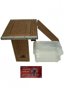 Schildkrötenlandteil Christian L30xB36xH30 cm + Eiablagebox 5L + Plattformeinsatz