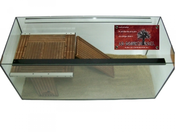 AS-Schildkrötenlandteil Frank L40xB36xH30 cm + Eiablagebox 5L + Plattformeinsatz