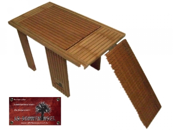 AS-Wasserschildkröteninsel Renate L50xB32xH50 cm + Eiablagebox 22L und Plattformeinsatz